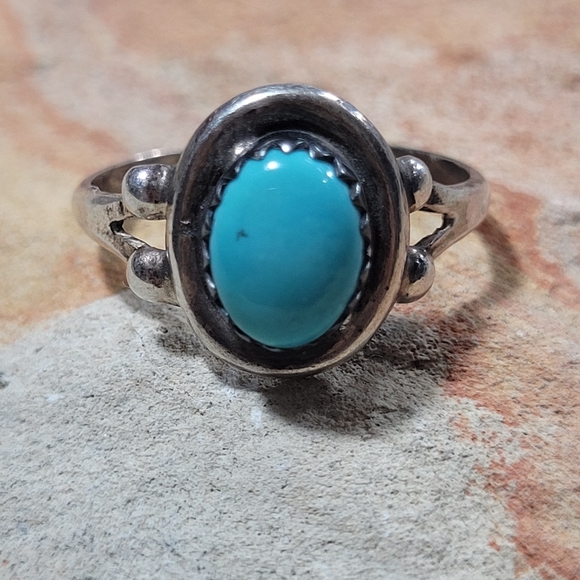 Jewelry - Sterling Silver Turquoise Ring. #1